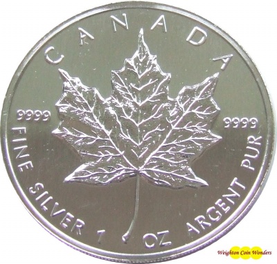 1989 1oz Silver Maple